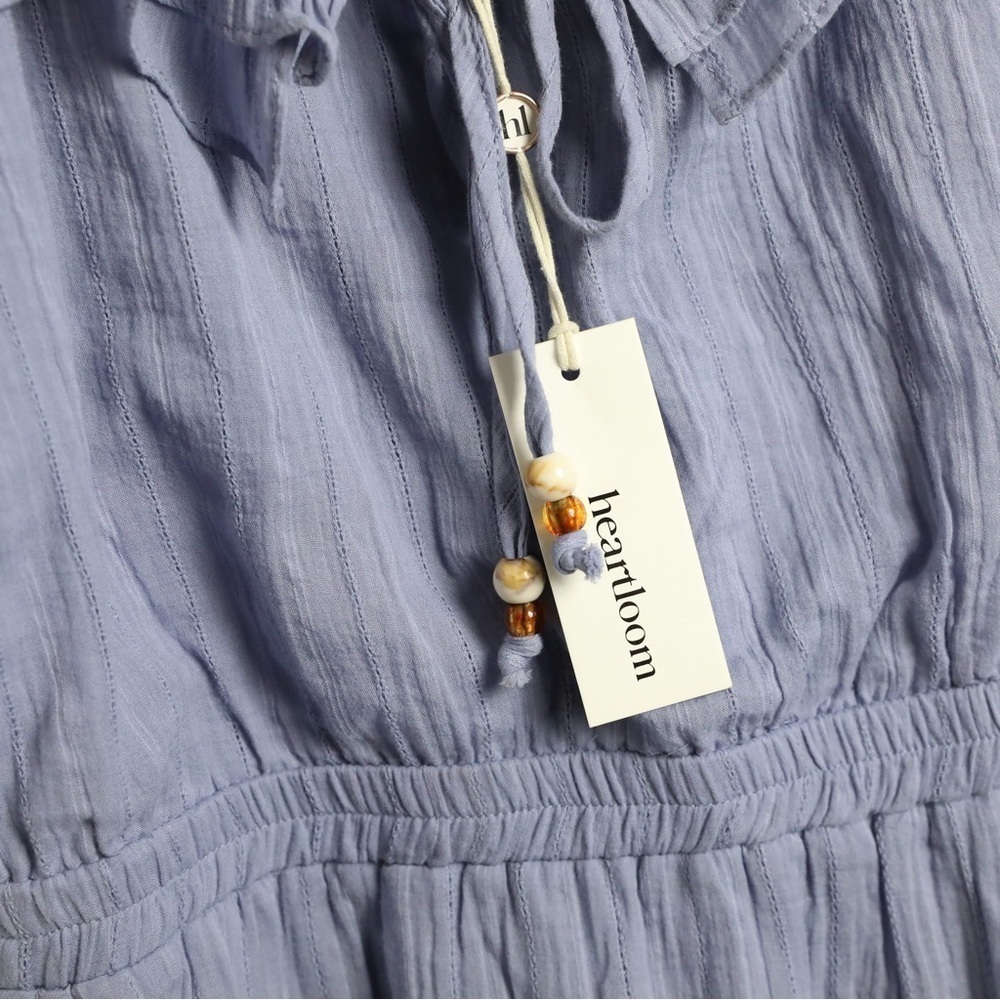 NWT Heartloom Revolve Rianne Dress in Pond light blue romantic tiered short S - Picture 6 of 14